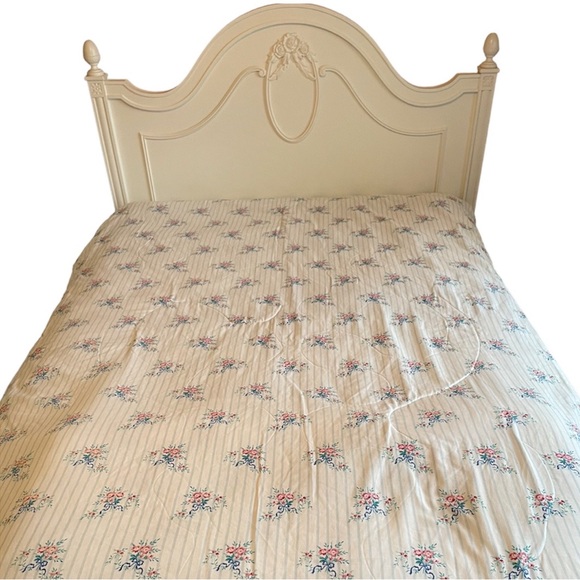 Vintage Bedding Vintage Quilt Comforter Stripes Ribbons Bow Boho